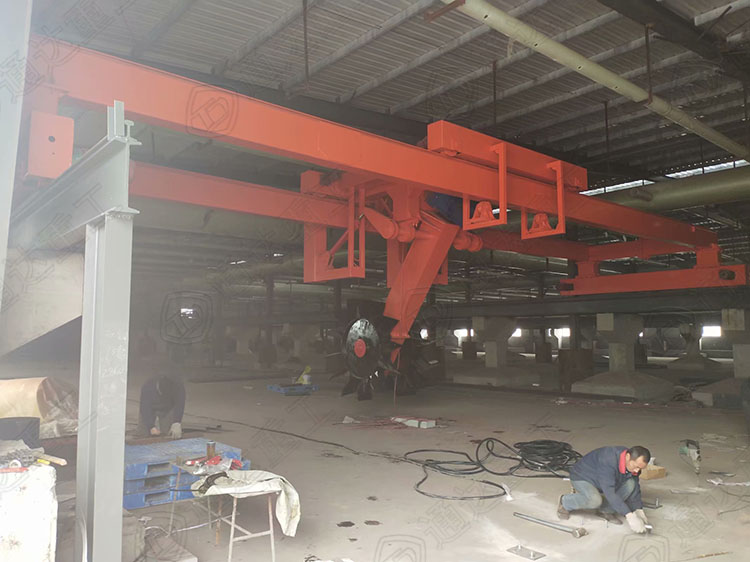 圓盤式液壓升降翻拋機的原理及工藝