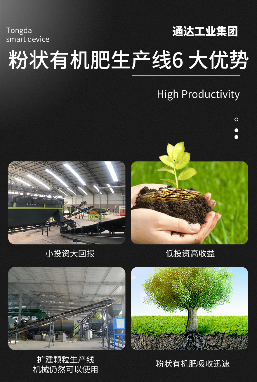 粉狀有機肥生產(chǎn)線-粉狀有機肥生產(chǎn)設(shè)備-有機肥整套設(shè)備哪家好